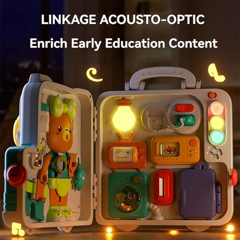 Interaktives Lern und Aktivitätsboard für Kinder | Fördert Motorik & Lernen – CurioBoard von PlayRoots