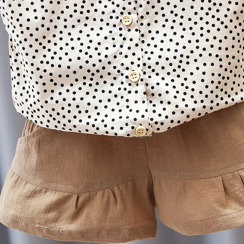 Mädchen Baumwoll-Sommerset – Luftige Top & Short | 1-5 Jahre