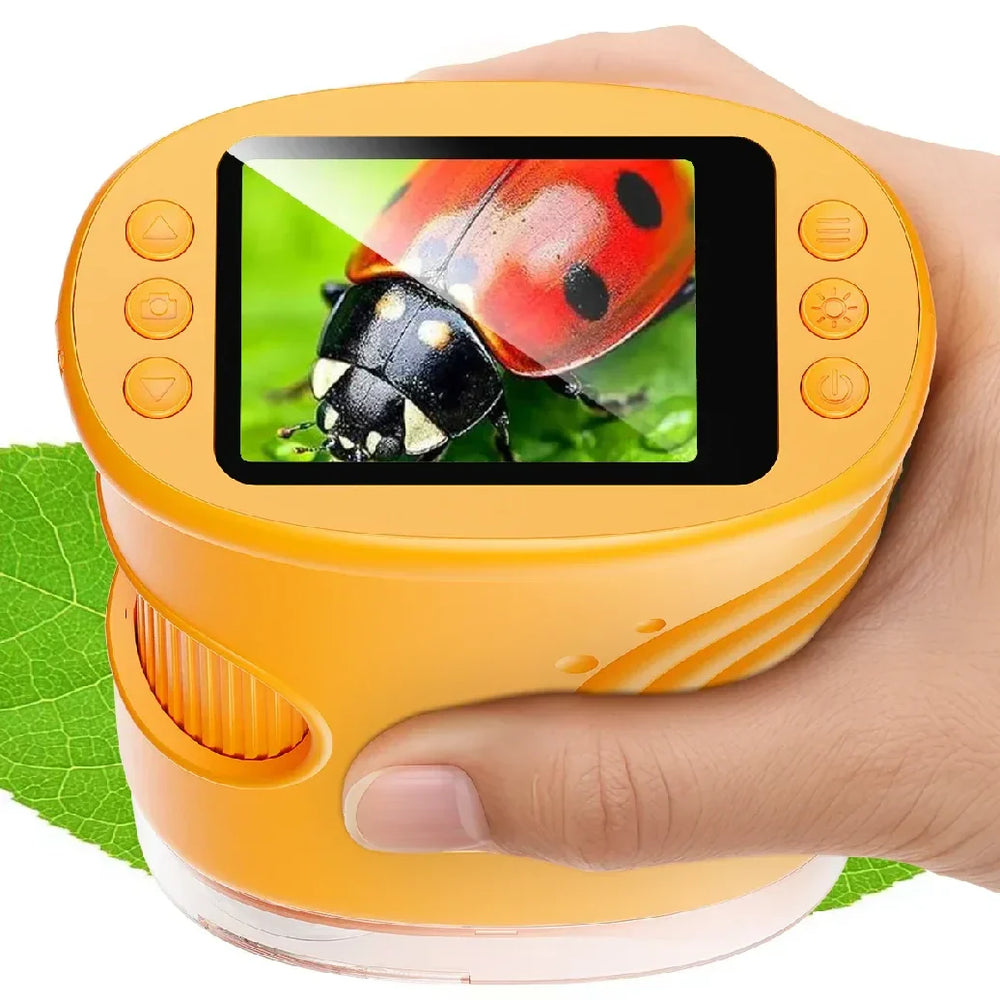 Digitales Mini-Mikroskop für Kinder – Aufladbar & Tragbar