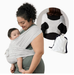 Ergonomische Babytrage, atmungsaktiv und leicht