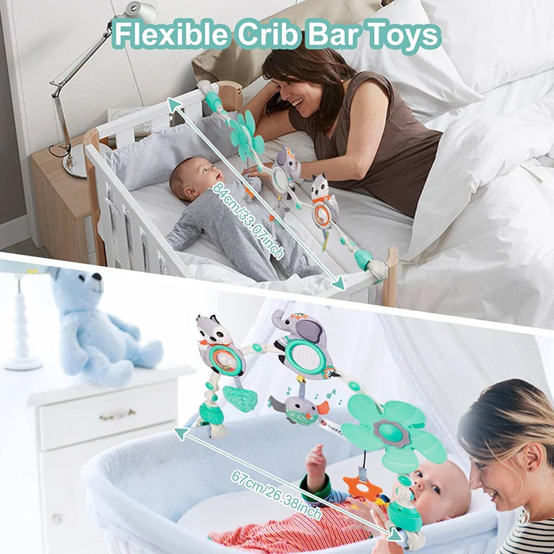 Musikaliskt Barnvagnsspänne Baby – Lekbåge med Ljus & Ljud