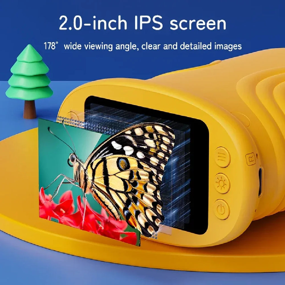 Digitales Mini-Mikroskop für Kinder – Aufladbar & Tragbar