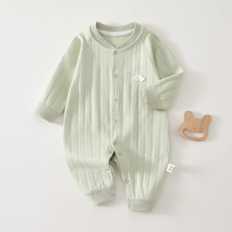 Baby Pyjamas Bomullssovdräkt – Mjuk & Bekväm | 0-18 mån