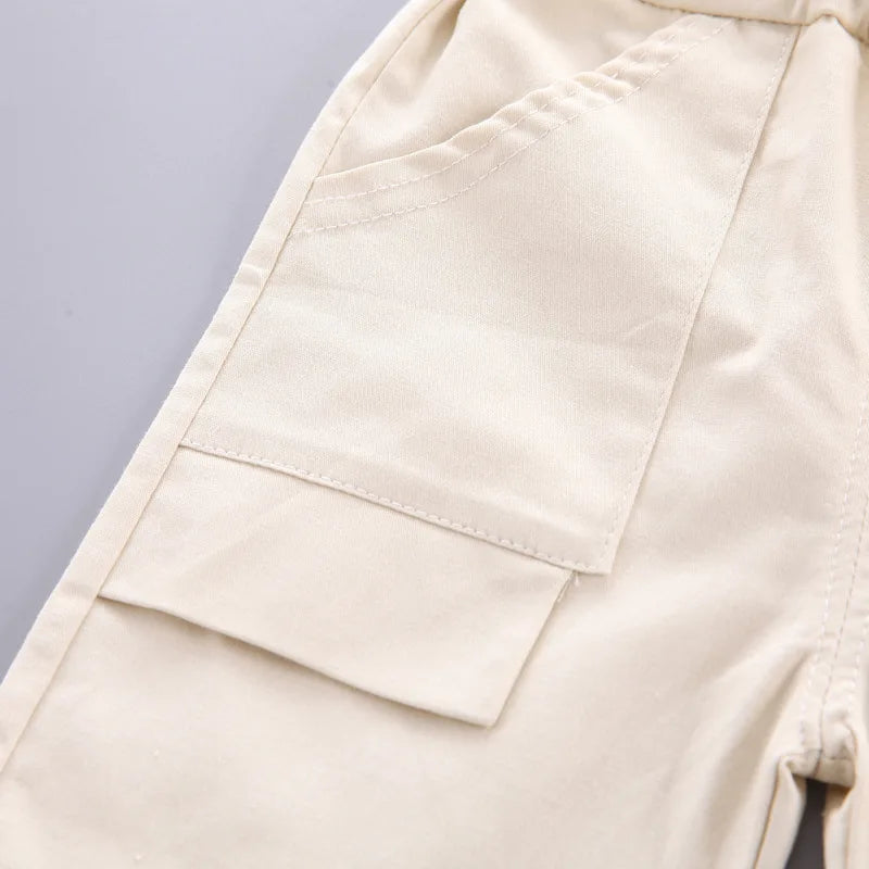 Kinder Streifenset Baumwolle – Komfortables Shirt & Shorts | 12 Mon.-5 J.