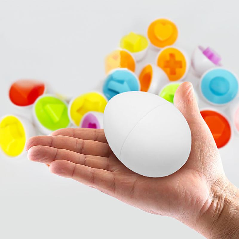 Lehrreiches Eier-Puzzle – Farben & Formen Sortierspiel für Kinder