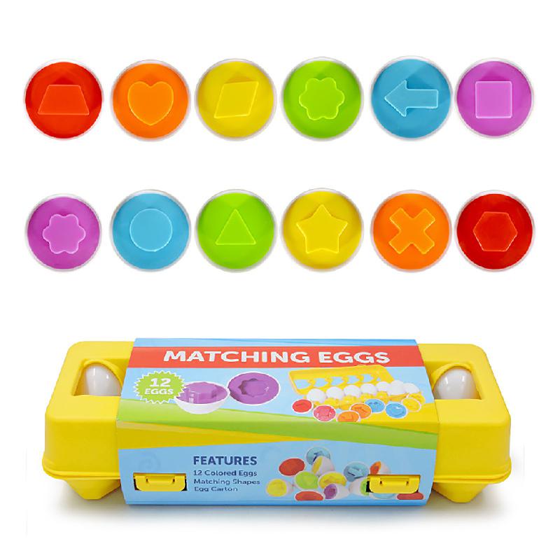 Lehrreiches Eier-Puzzle – Farben & Formen Sortierspiel für Kinder
