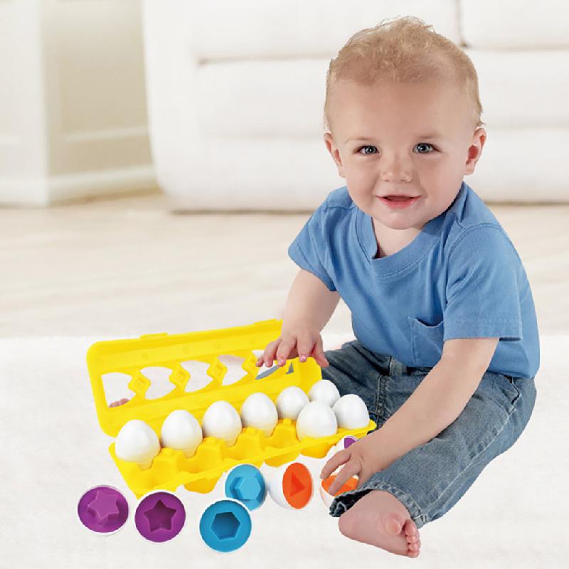 Lehrreiches Eier-Puzzle – Farben & Formen Sortierspiel für Kinder