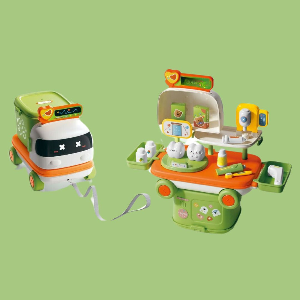 PlayWheels™ Rollenspiel Truck – Küche, Arzt & Make-up – Kreatives Spielzeug für Kinder ab 3 Jahren