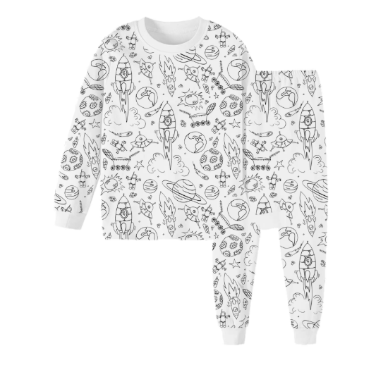 Kreatives Pyjama Malset für Kinder – Gestalte & Personalisiere dein eigenes Schlafoutfit!
