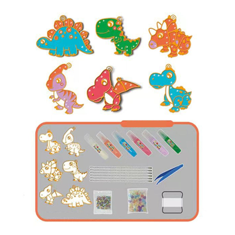 Kristall-Bastelset für Kinder – Gestalte Deine Eigenen Glitzer-Anhänger ab 3 Jahren