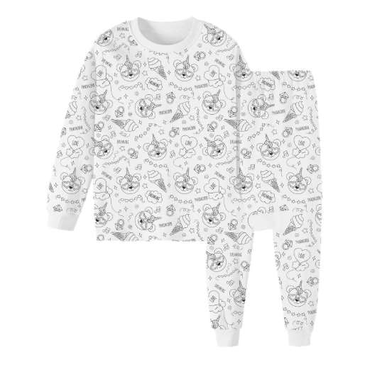 Kreatives Pyjama Malset für Kinder – Gestalte & Personalisiere dein eigenes Schlafoutfit!