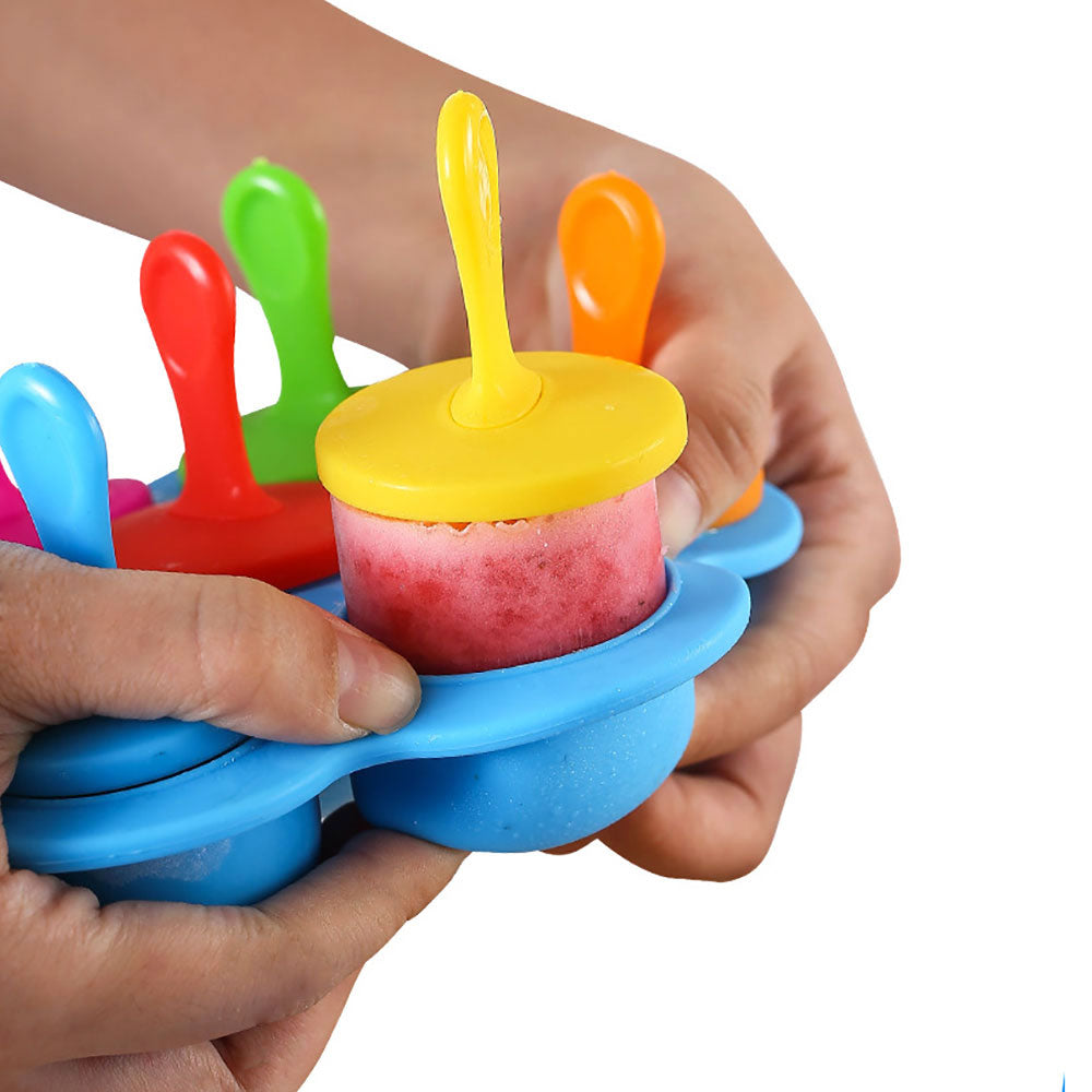 Silikon-Eisförmchen für Kinder – 7 Förmchen für gesundes selbstgemachtes Eis
